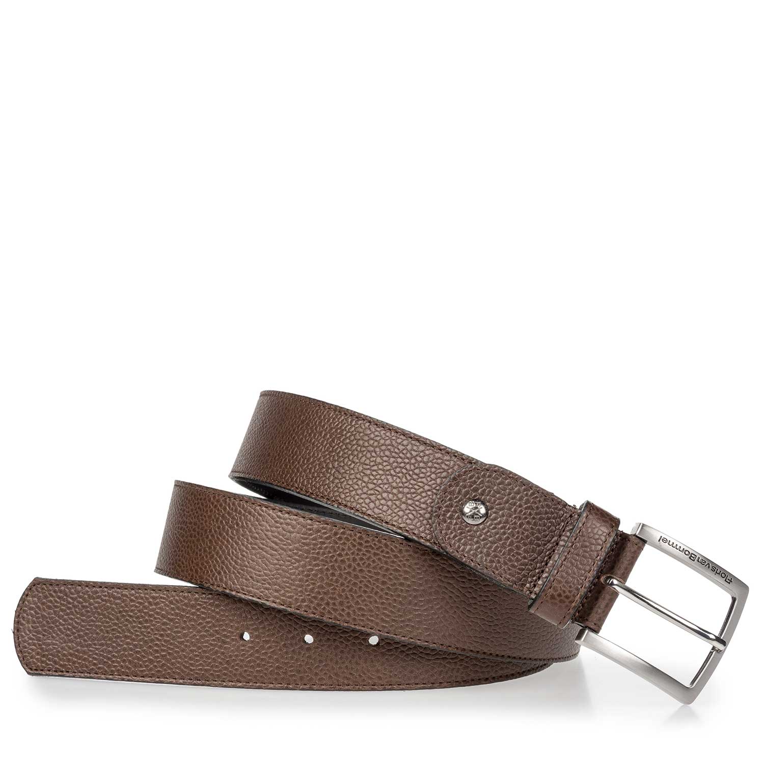 75191/09 - Dark brown calf’s leather belt 75191/09 - Dark brown calf’s leather belt
