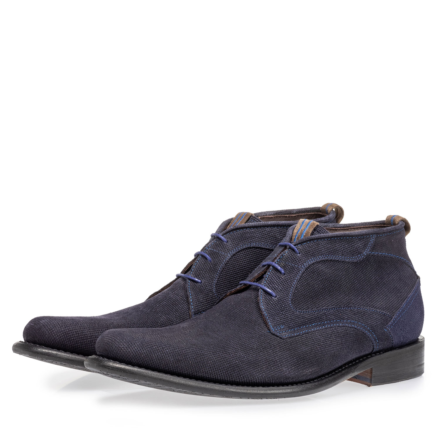 20065/04 - Schnürstiefel blau Wildleder 20065/04 - Schnürstiefel blau Wildleder