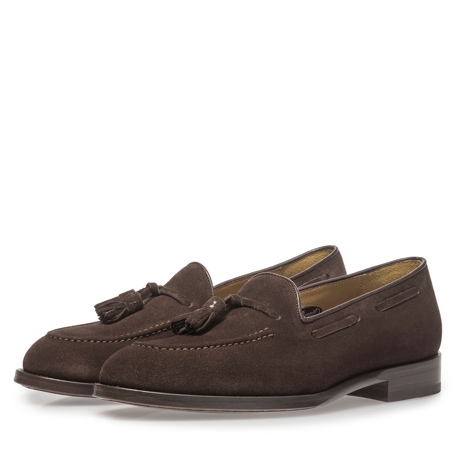 11131/04 - Dark brown suede leather loafer 11131/04 - Dark brown suede leather loafer