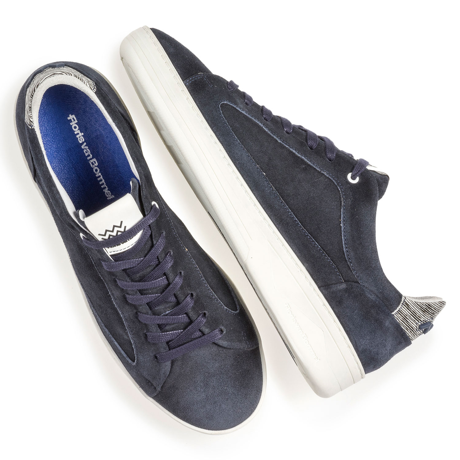 13265/04 - Dunkelblauer Wildleder-Sneaker 13265/04 - Dunkelblauer Wildleder-Sneaker