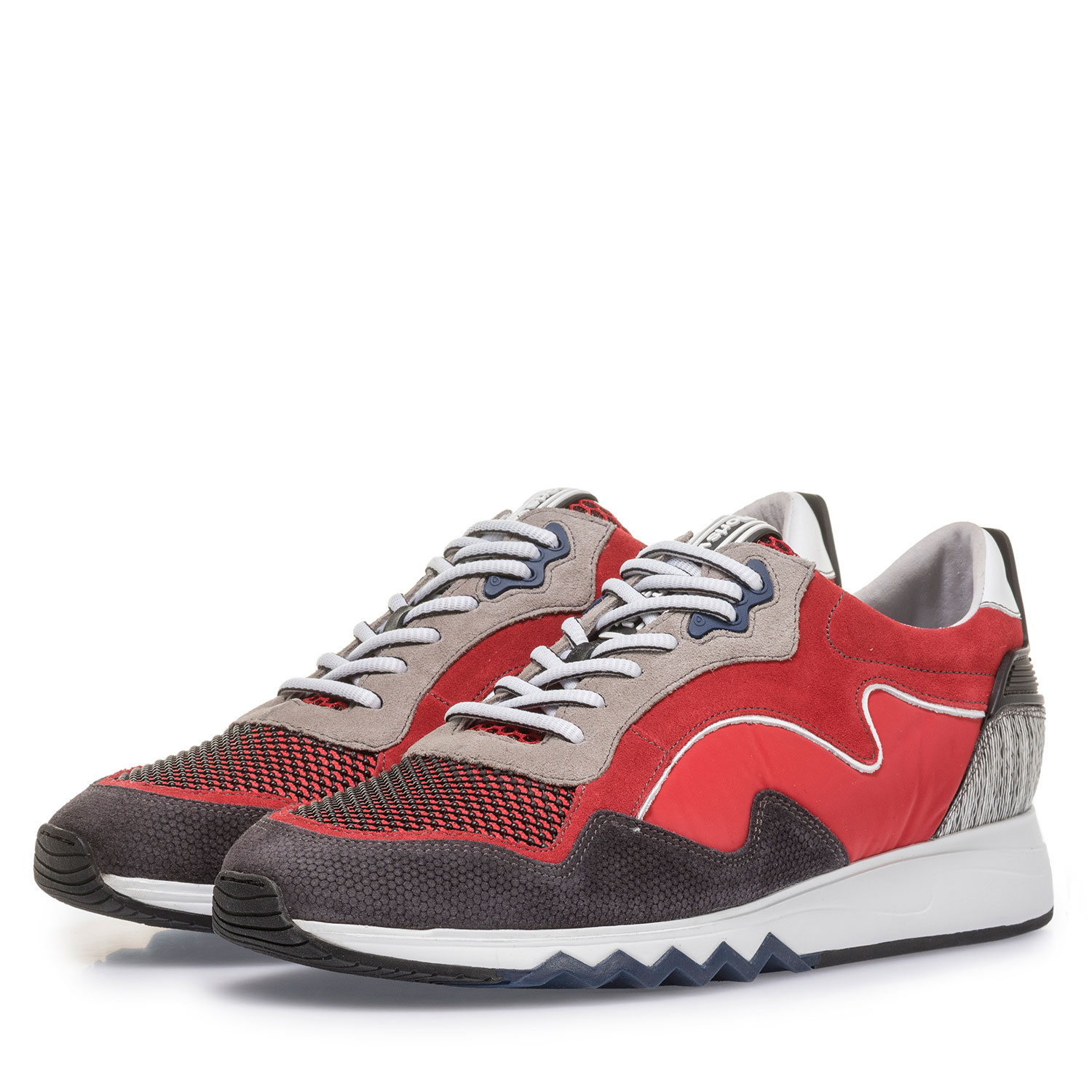 16092/16 - Roter Wildleder-Sneaker 16092/16 - Roter Wildleder-Sneaker