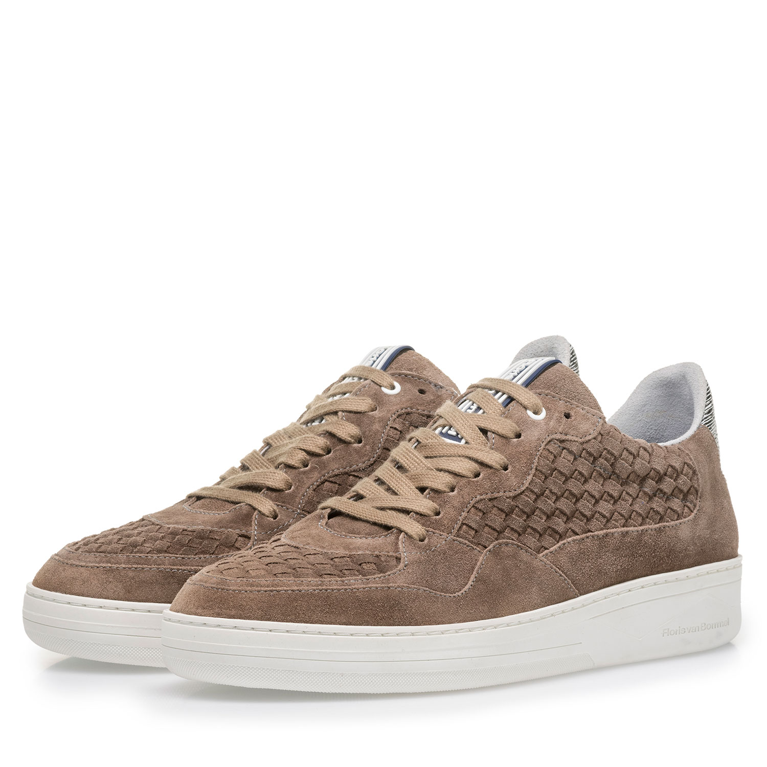 16265/01 - Taupefarbener Wildleder-Sneaker 16265/01 - Taupefarbener Wildleder-Sneaker