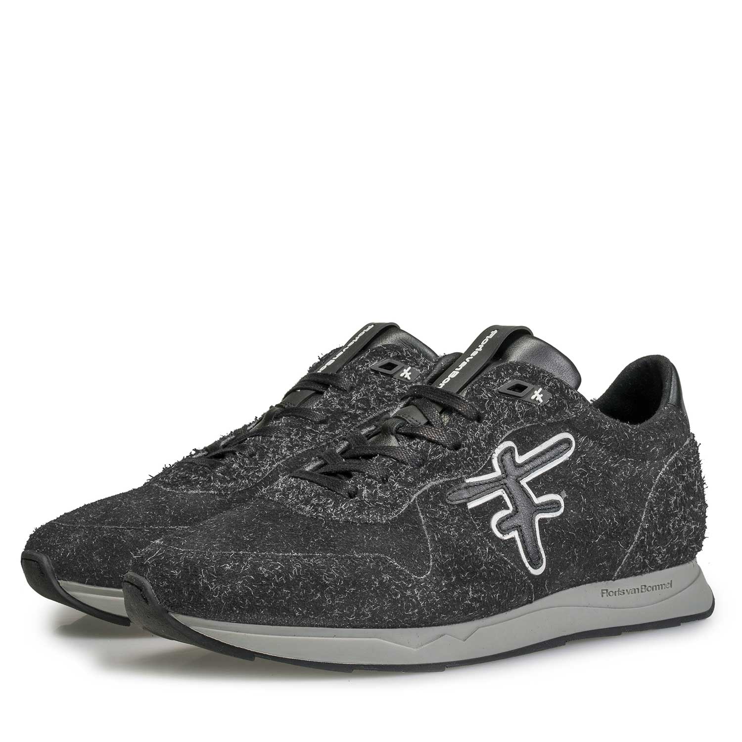 16226/08 - Dark grey rough-haired sneaker 16226/08 - Dark grey rough-haired sneaker