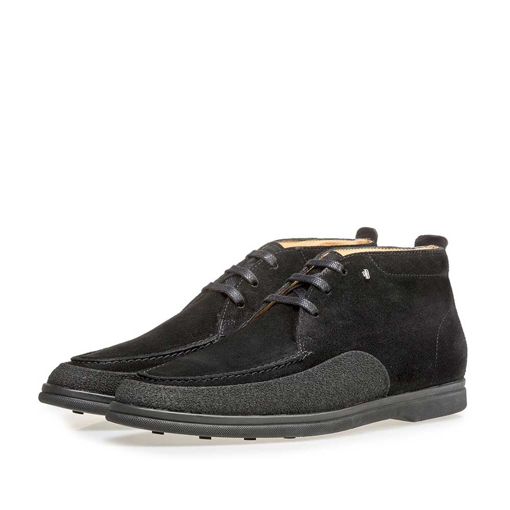 20205/06 - Halbhoher Wildleder Schnürstiefel 20205/06 - Halbhoher Wildleder Schnürstiefel