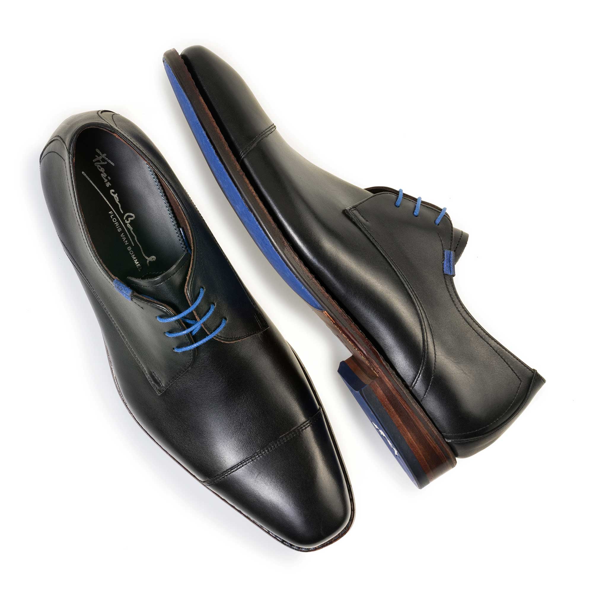 14370/01 - Schwarzer Schnürschuh aus Kalbsleder 14370/01 - Schwarzer Schnürschuh aus Kalbsleder