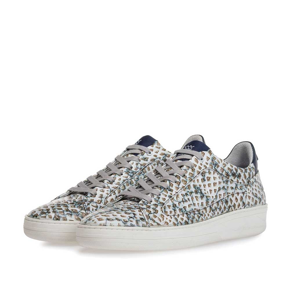 13266/00 - Sneaker mit Print Leder sandfarben 13266/00 - Sneaker mit Print Leder sandfarben