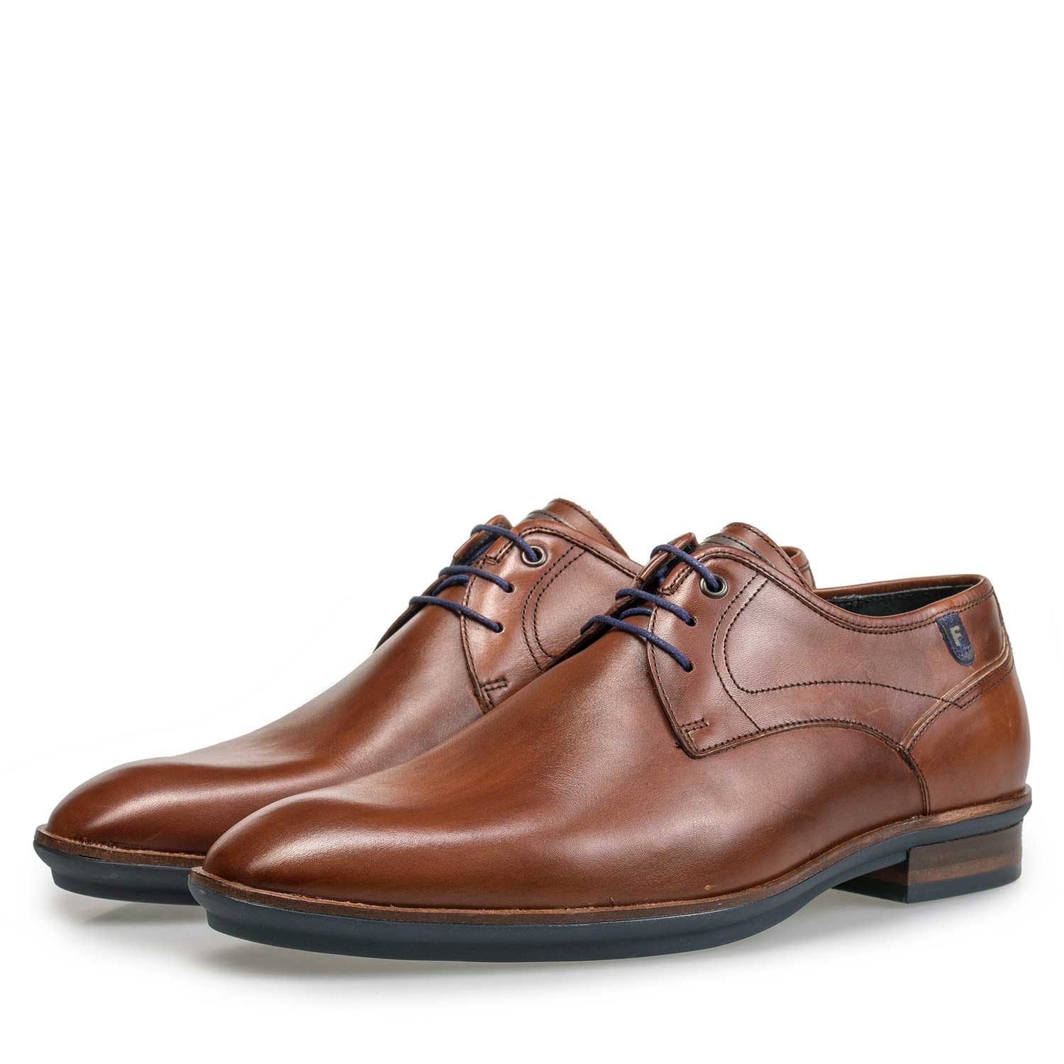 14293/02 - Cognac-coloured calf’s leather lace shoe 14293/02 - Cognac-coloured calf’s leather lace shoe