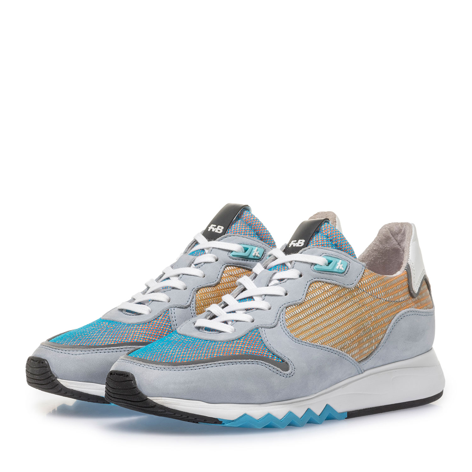 85302/06 - Light blue nubuck leather sneaker 85302/06 - Light blue nubuck leather sneaker