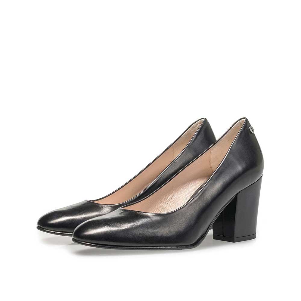 85520/04 - Schwarze Kalbsleder-Pumps 85520/04 - Schwarze Kalbsleder-Pumps