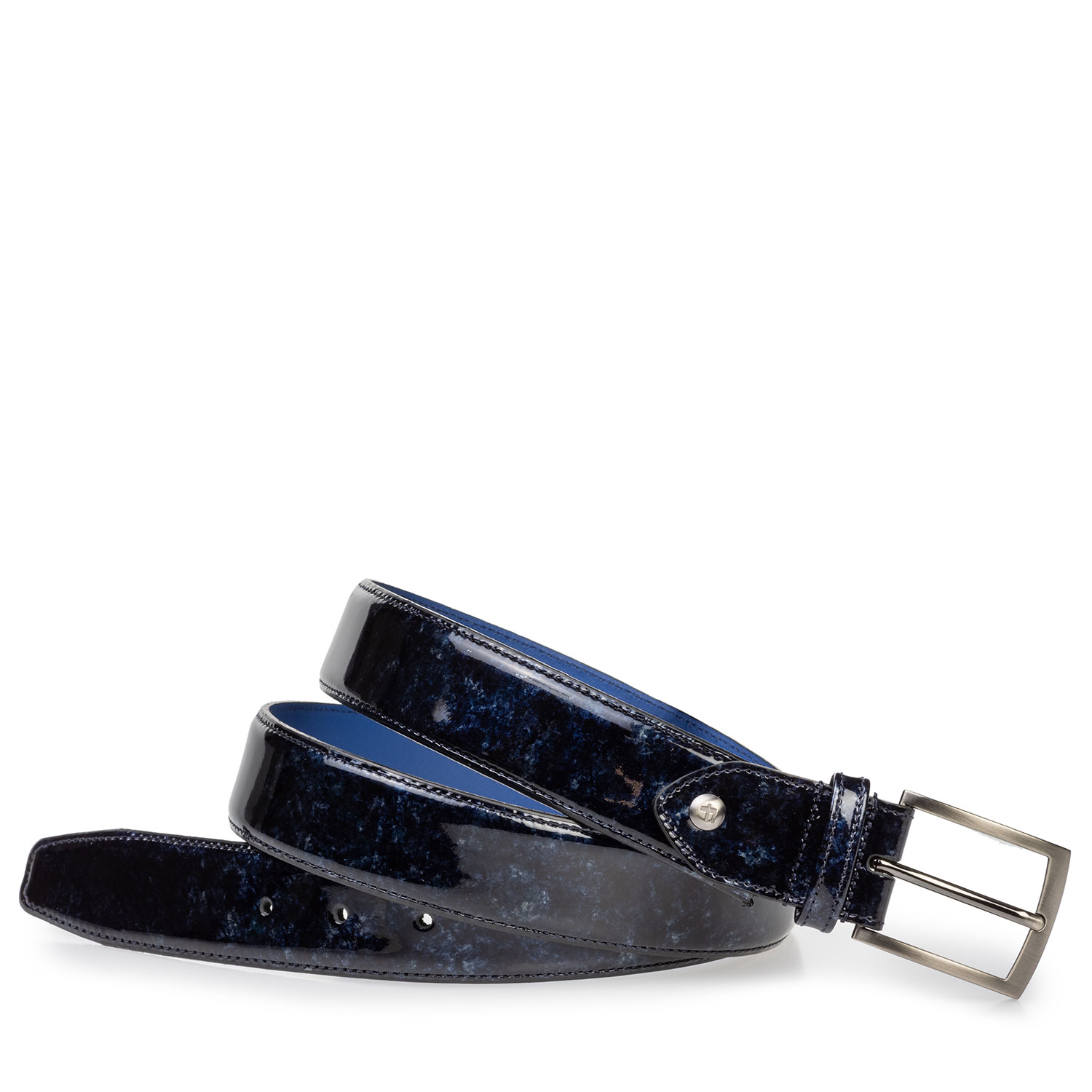 75203/48 - Belt blue patent leather 75203/48 - Belt blue patent leather