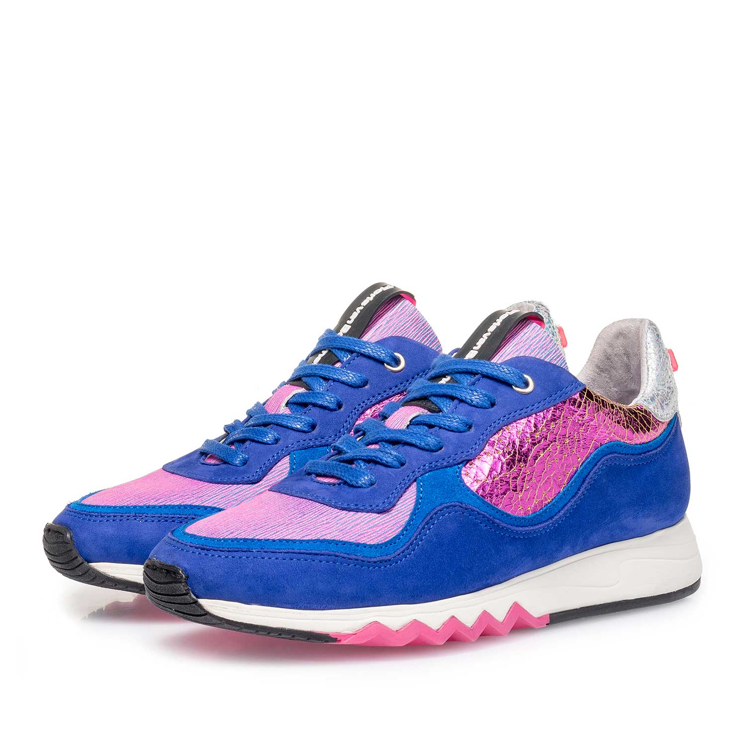 85265/06 - Cobalt blue suede leather sneaker 85265/06 - Cobalt blue suede leather sneaker