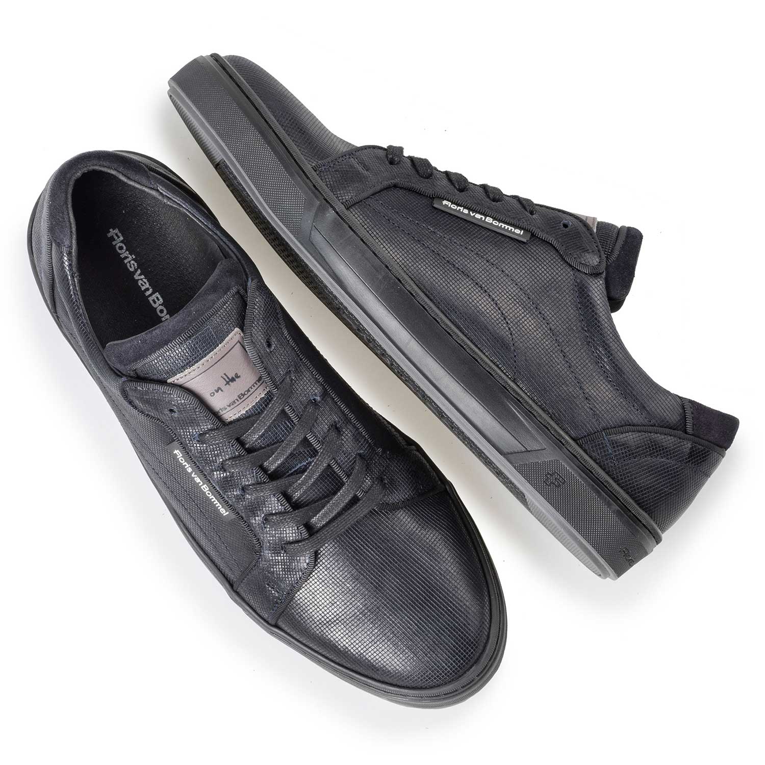 13214/00 - Blauer Kalbsleder Sneaker 13214/00 - Blauer Kalbsleder Sneaker