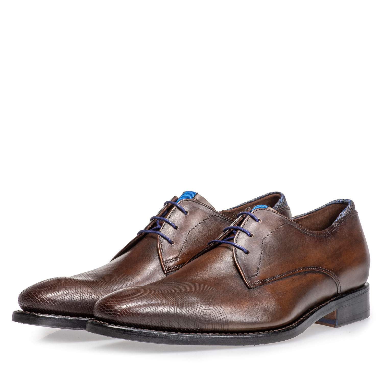 18184/01 - Dark brown calf leather lace shoe 18184/01 - Dark brown calf leather lace shoe