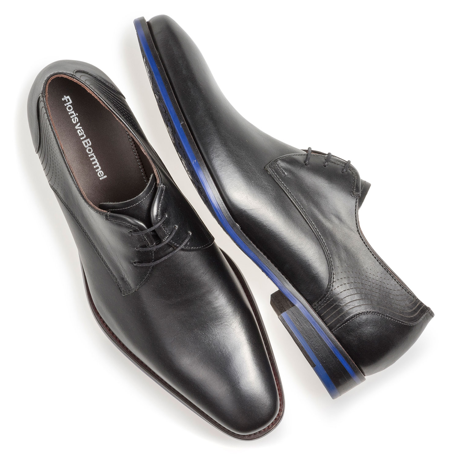 18493/01 - Schwarzer Kalbsleder-Schnürschuh 18493/01 - Schwarzer Kalbsleder-Schnürschuh