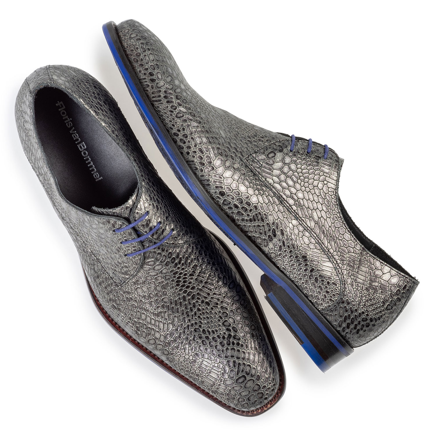 18159/29 - Schnürschuh metallic grau 18159/29 - Schnürschuh metallic grau