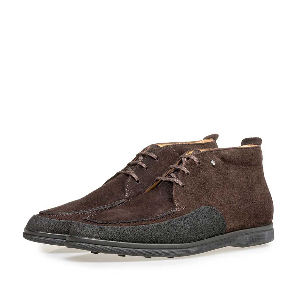 20205/01 - Halbhoher Wildleder Schnürstiefel 20205/01 - Halbhoher Wildleder Schnürstiefel