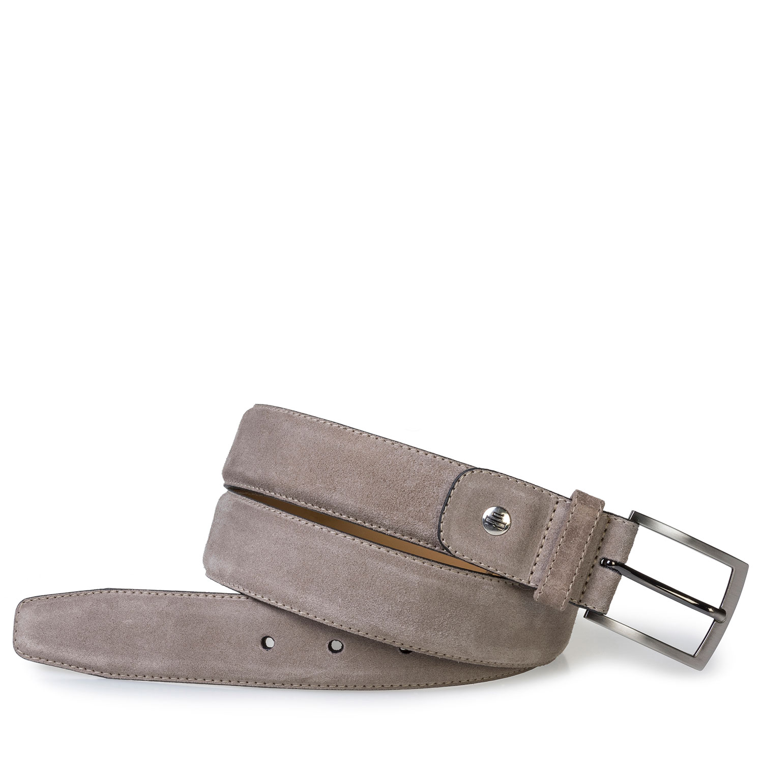 75076/38 - Taupefarbener Wildledergürtel 75076/38 - Taupefarbener Wildledergürtel