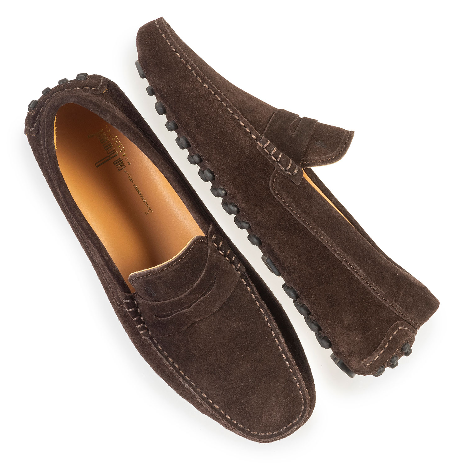 15100/00 - Dunkelbrauner Wildleder-Mokassin 15100/00 - Dunkelbrauner Wildleder-Mokassin