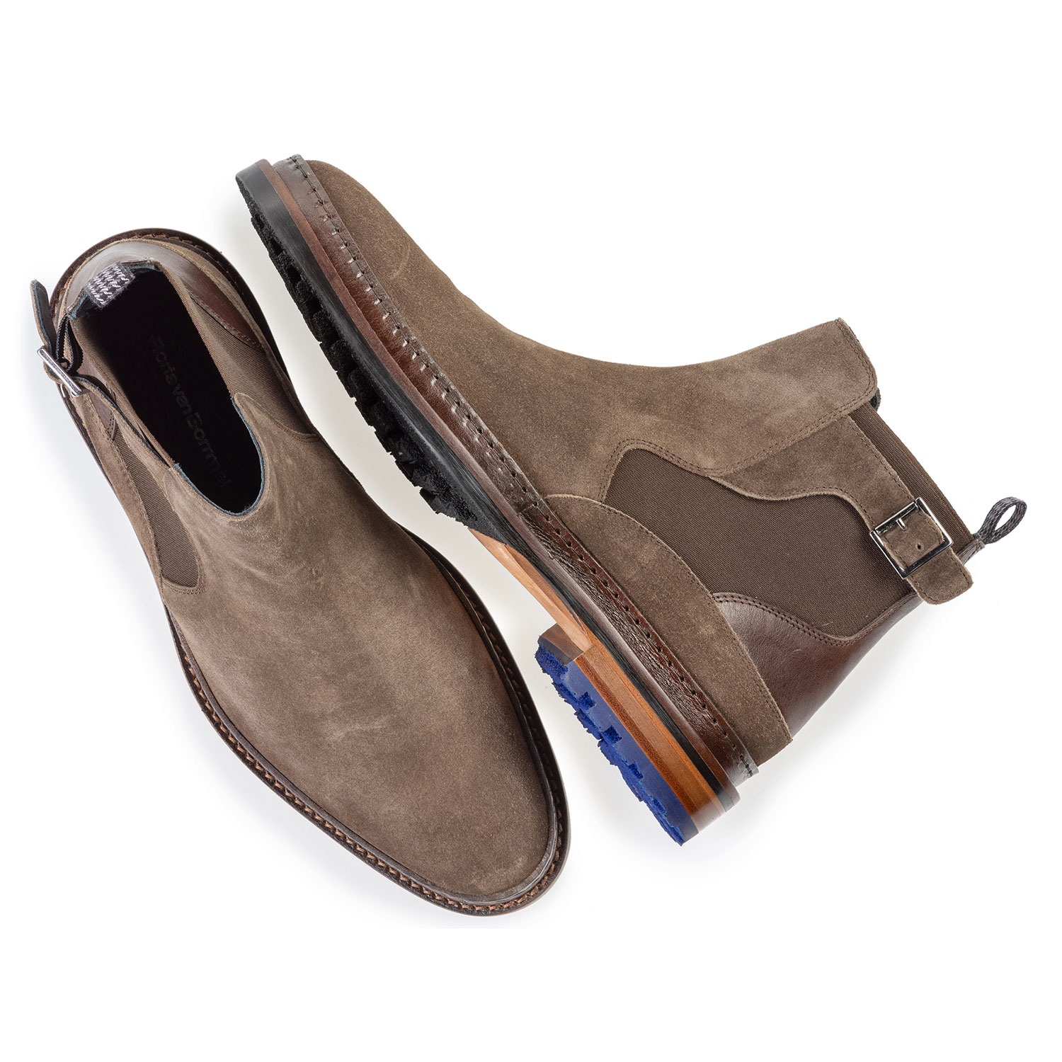 10529/07 - Chelsea Boot Wildleder dunkel taupefarben 10529/07 - Chelsea Boot Wildleder dunkel taupefarben