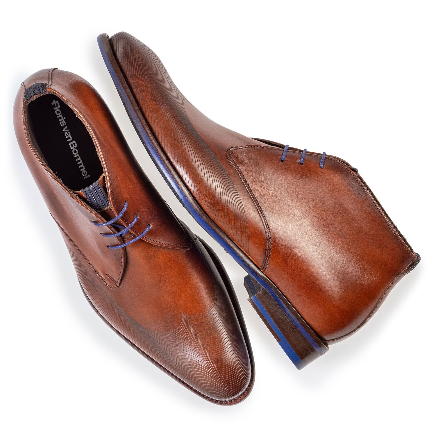 20376/00 - Lace boot calf leather cognac 20376/00 - Lace boot calf leather cognac