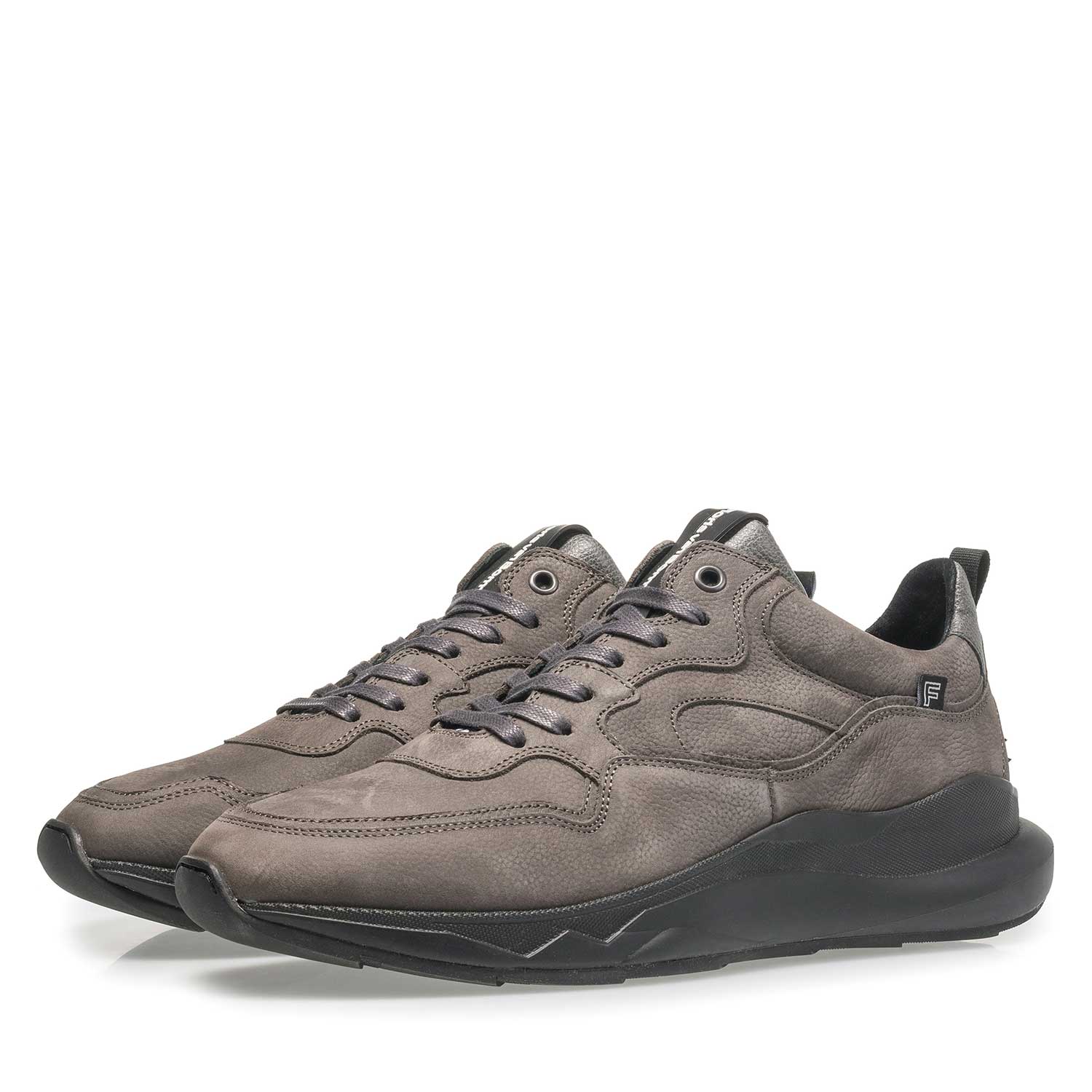 16269/05 - Dunkelgrauer Nubukleder-Sneaker 16269/05 - Dunkelgrauer Nubukleder-Sneaker