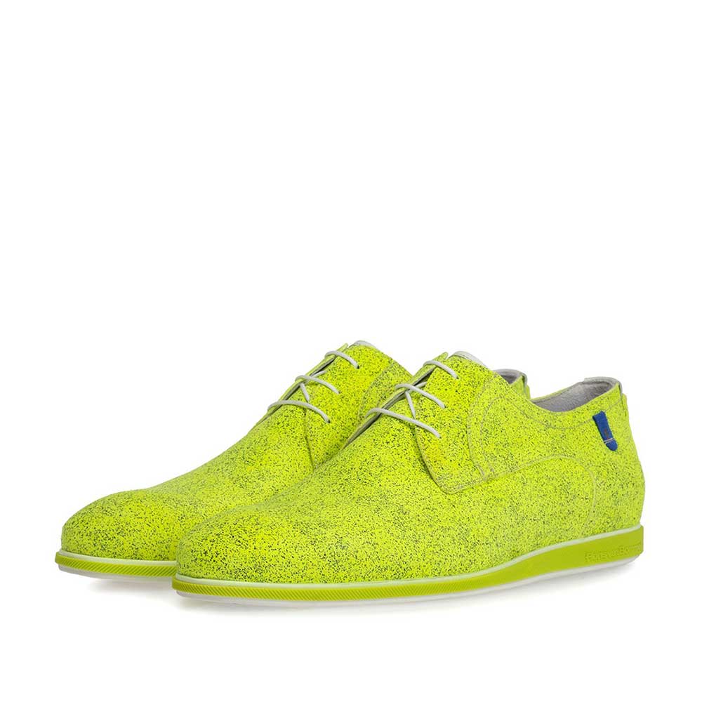 18126/00 - Schnürschuh Wildleder gelb 18126/00 - Schnürschuh Wildleder gelb