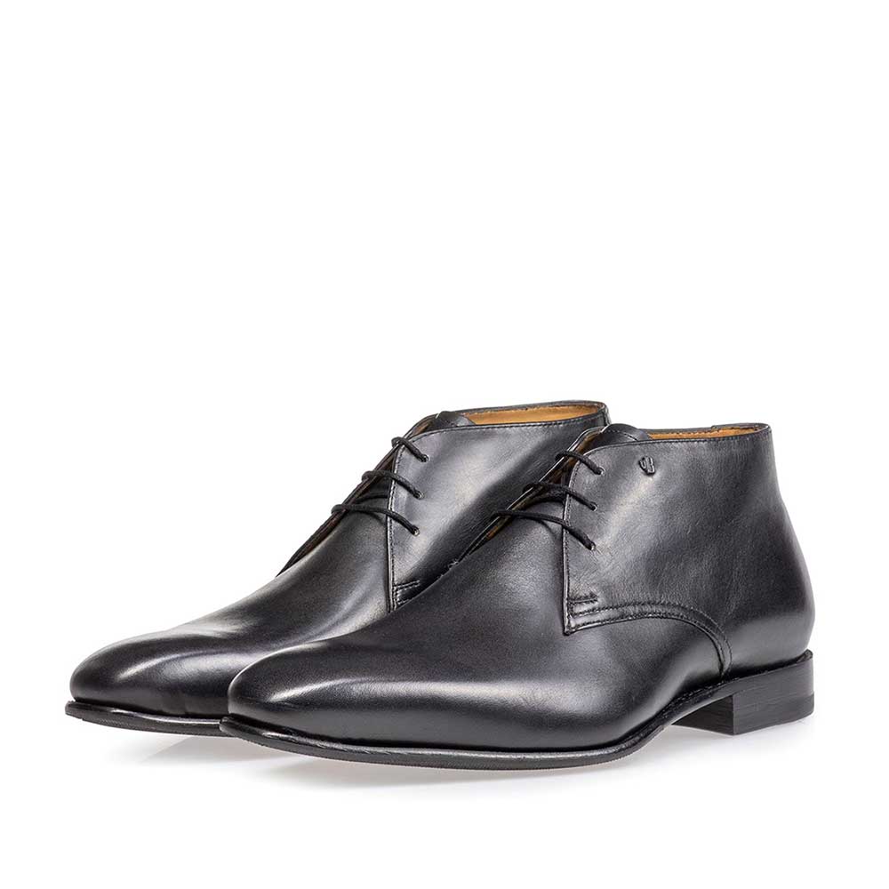 10595/11 - Schwarzer Kalbsleder-Schnürschuh 10595/11 - Schwarzer Kalbsleder-Schnürschuh