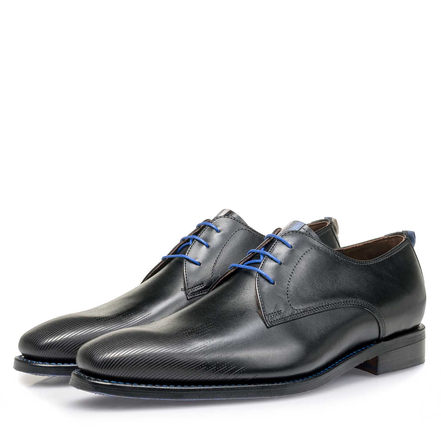 18084/03 - Schwarzer Kalbsleder-Schnürschuh 18084/03 - Schwarzer Kalbsleder-Schnürschuh