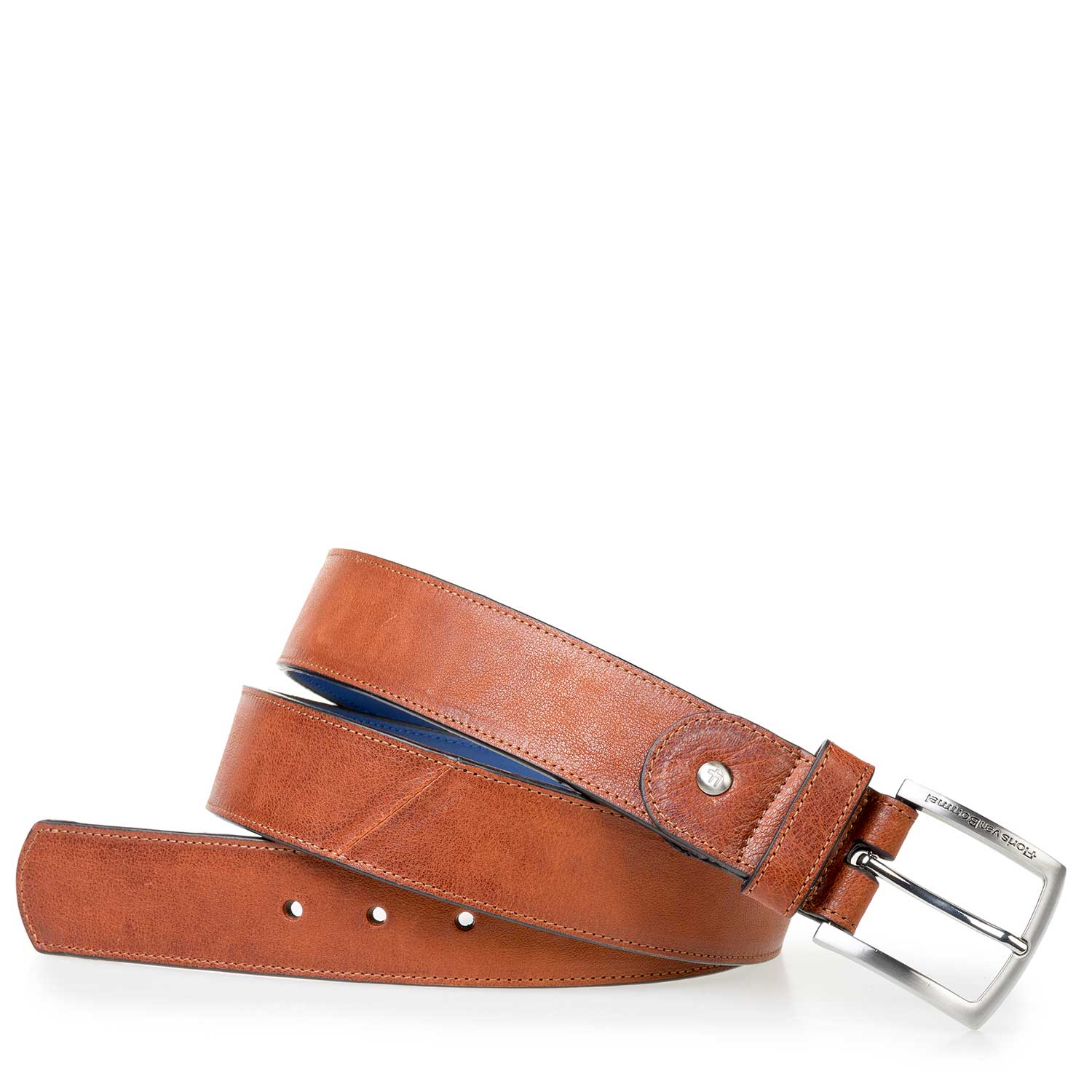 75166/23 - Cognac-coloured leather belt 75166/23 - Cognac-coloured leather belt