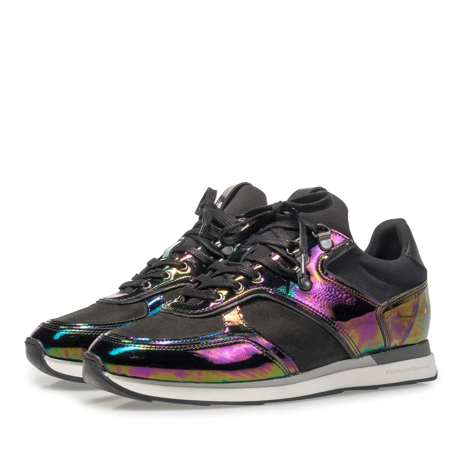 85278/04 - Mehrfarbiger Lackleder-Sneaker 85278/04 - Mehrfarbiger Lackleder-Sneaker