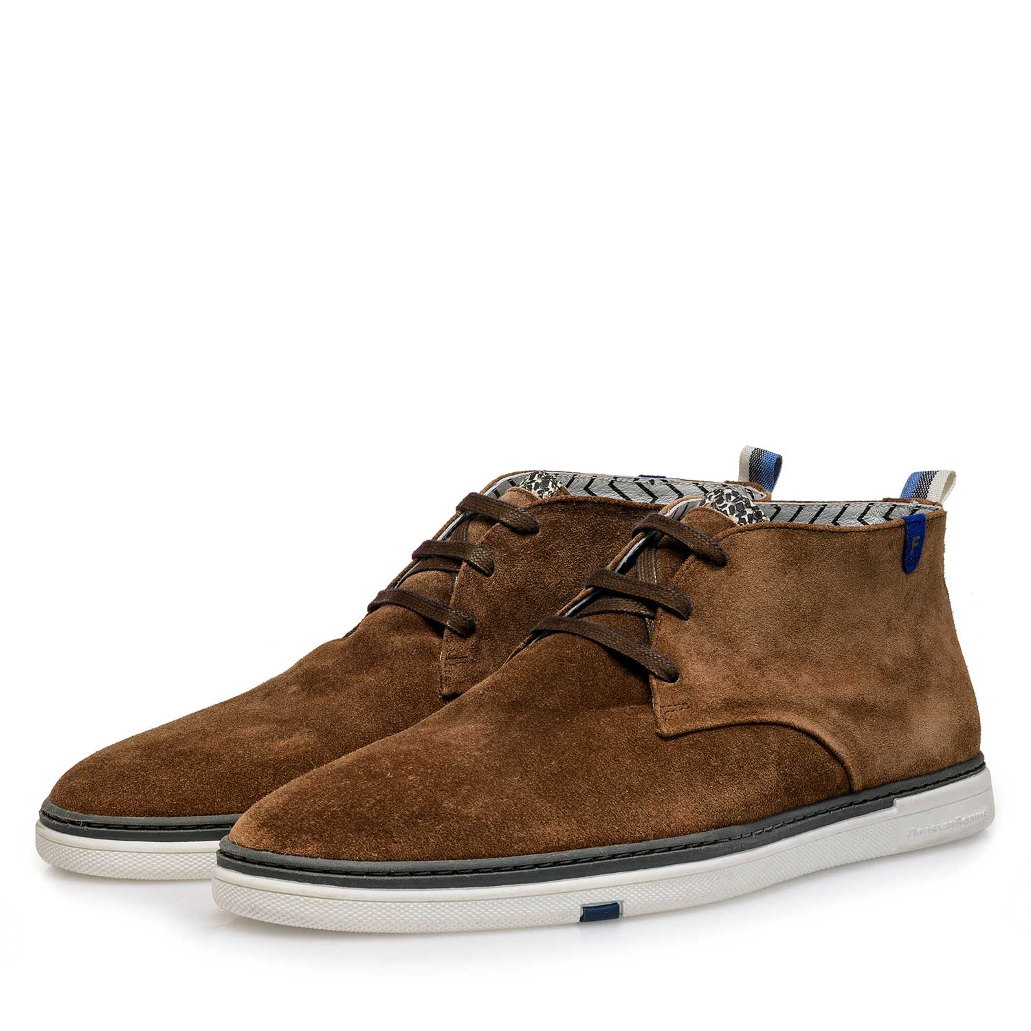 10502/02 - Brown slightly buffed suede leather lace boot 10502/02 - Brown slightly buffed suede leather lace boot