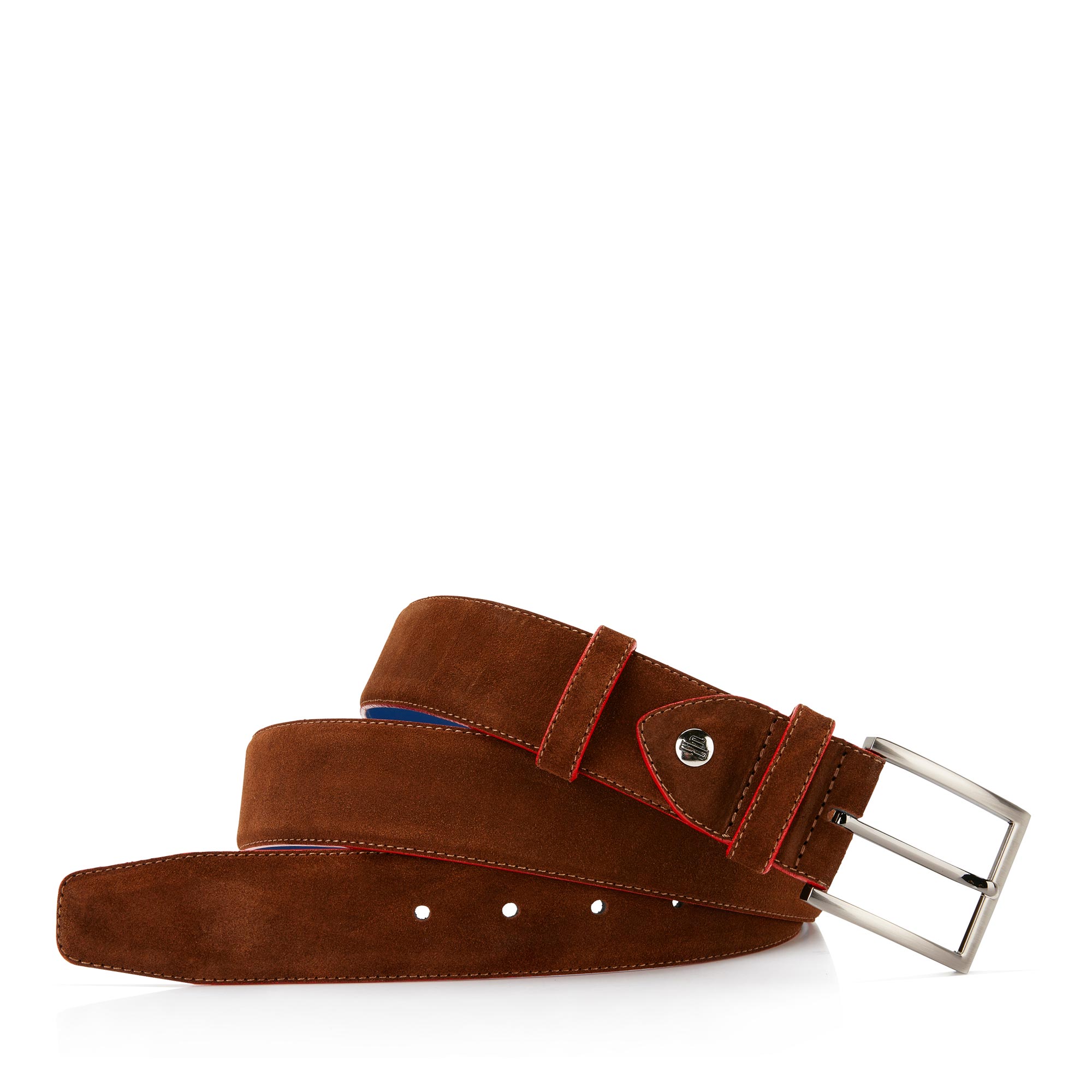 75037/07 - Brown suede leather belt 75037/07 - Brown suede leather belt