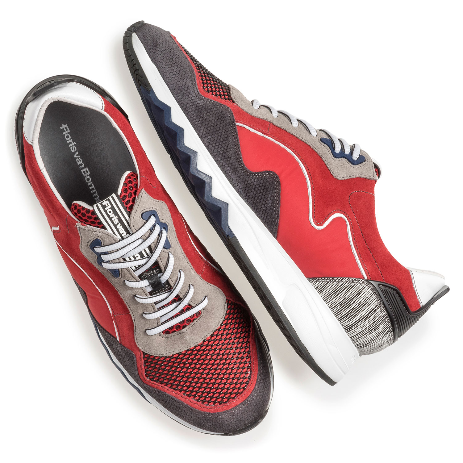 16092/16 - Roter Wildleder-Sneaker 16092/16 - Roter Wildleder-Sneaker
