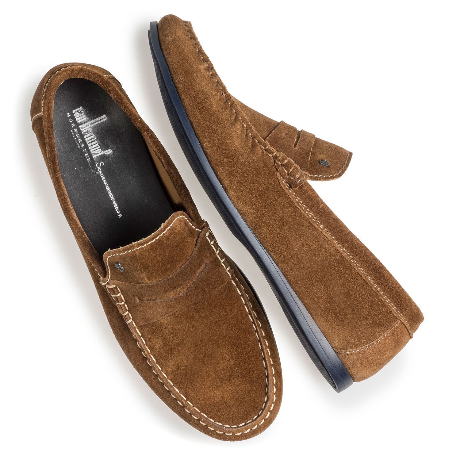 15038/02 - Brauner Wildleder-Loafer 15038/02 - Brauner Wildleder-Loafer