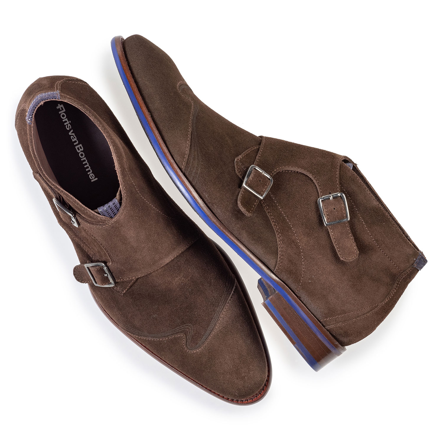 20197/02 - Schnallenschuh braun Wildleder 20197/02 - Schnallenschuh braun Wildleder