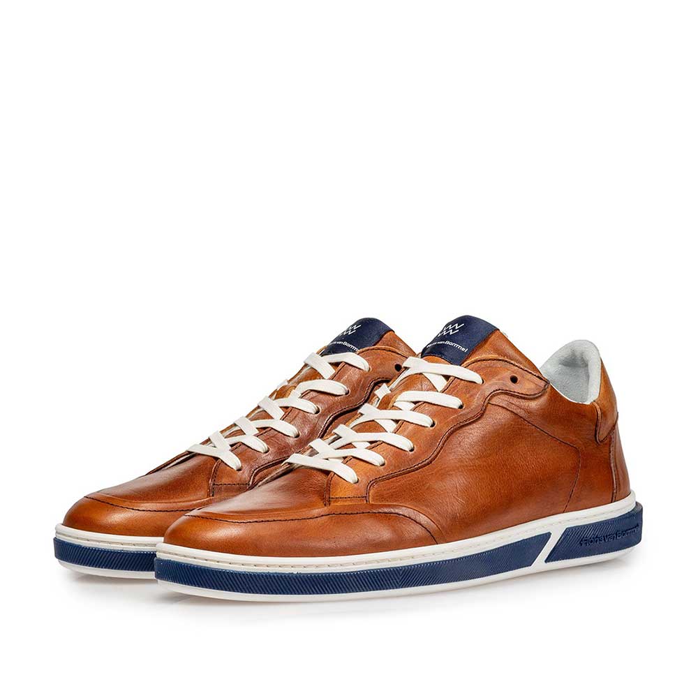 13350/07 - Cognacfarbener Kalbsleder-Schnürschuh 13350/07 - Cognacfarbener Kalbsleder-Schnürschuh