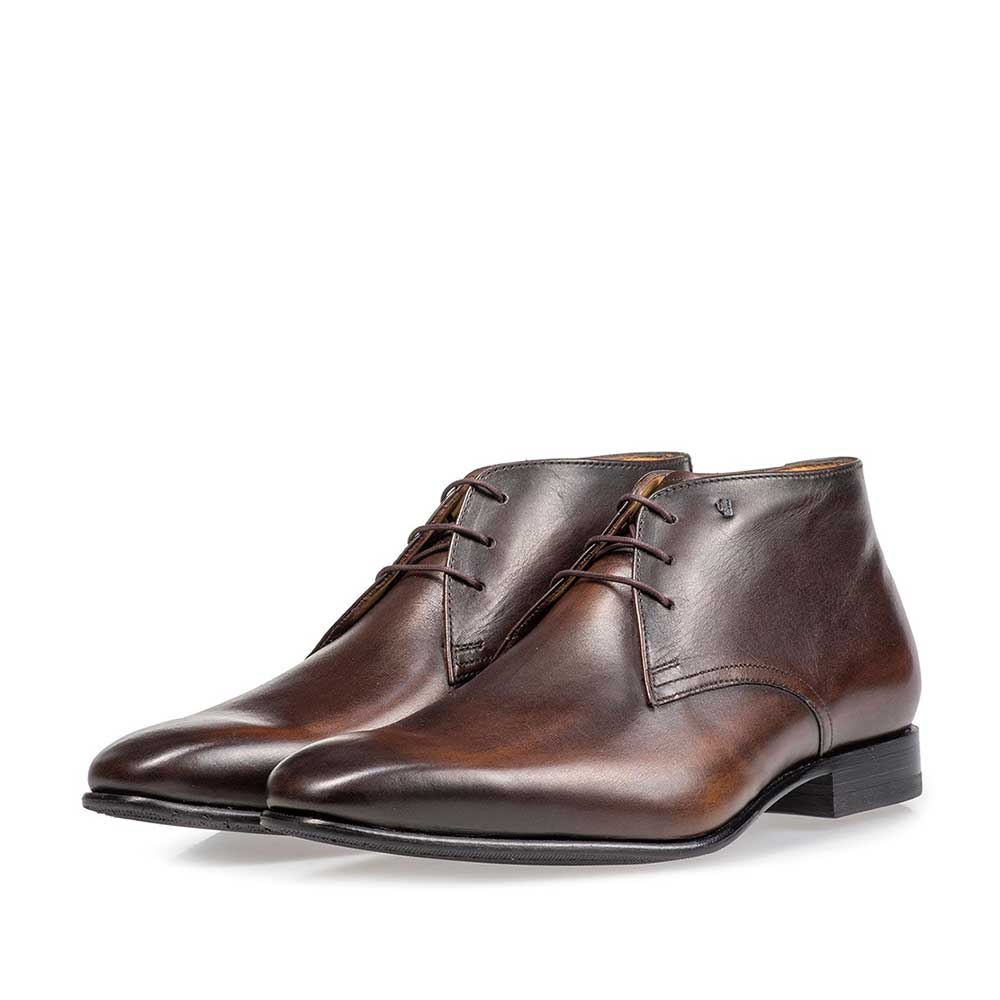10595/12 - Dark brown calf leather lace shoe 10595/12 - Dark brown calf leather lace shoe