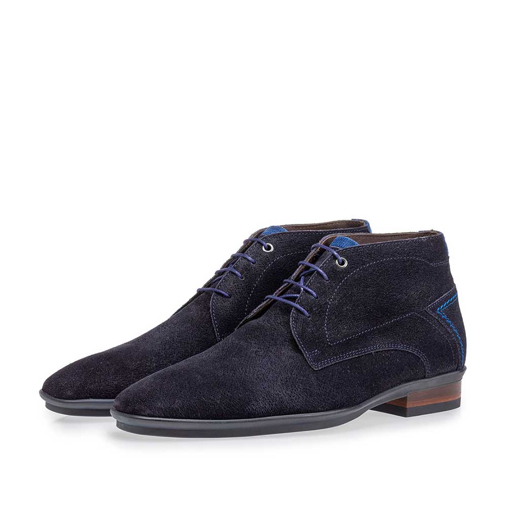20440/28 - Schnürstiefel blau Wildleder 20440/28 - Schnürstiefel blau Wildleder