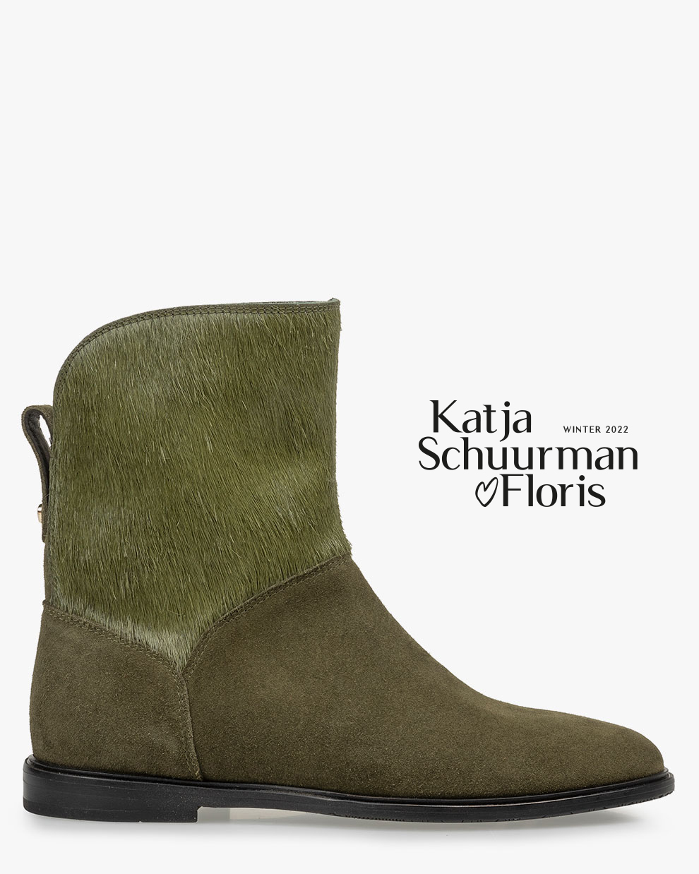 Boot pony green Immi 02.04 Floris van Bommel Women