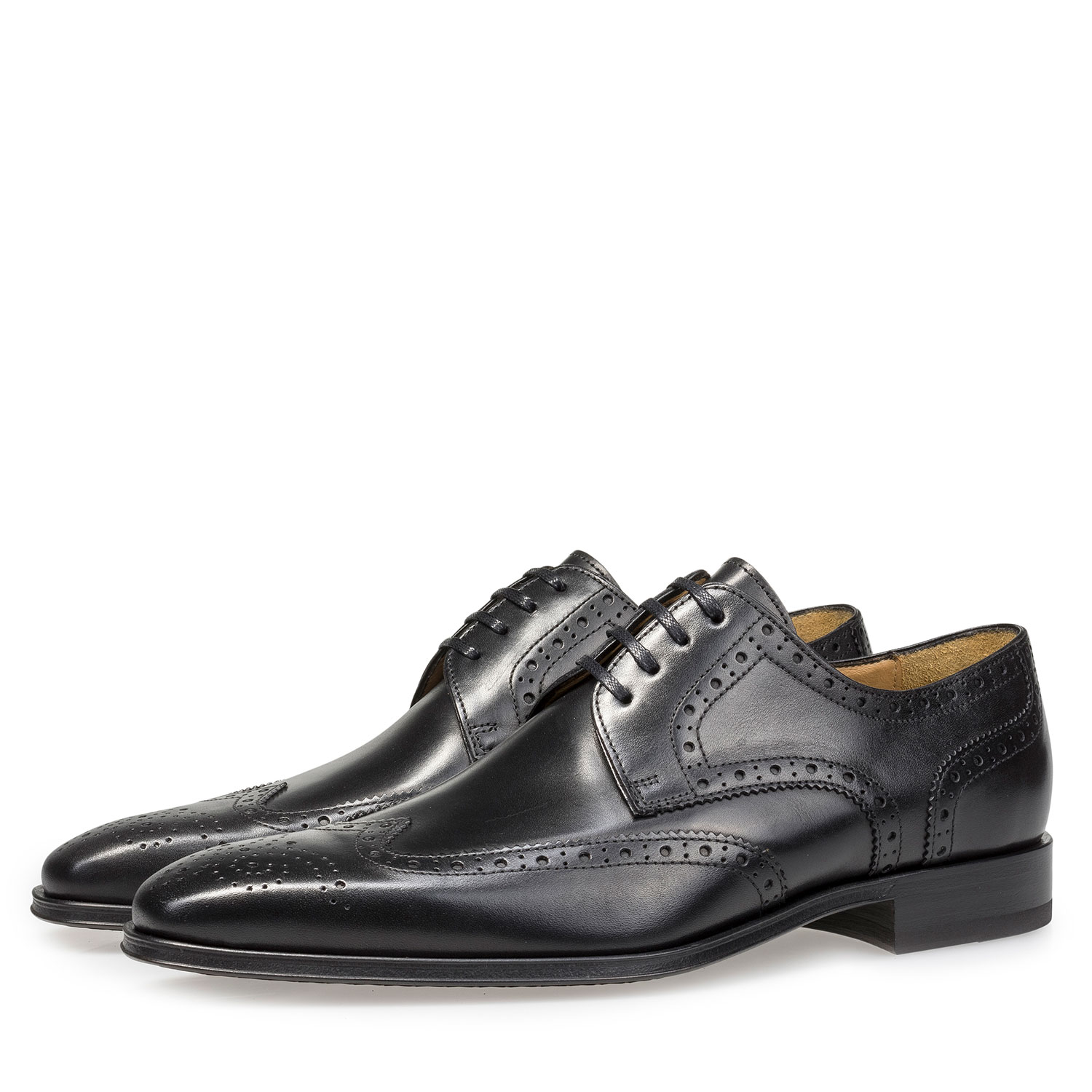 17099/00 - Schwarzer Kalbsleder-Brogue 17099/00 - Schwarzer Kalbsleder-Brogue