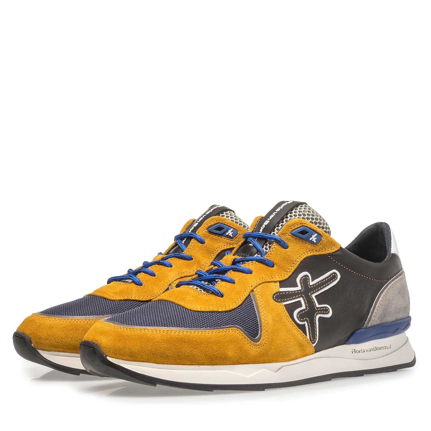 16284/31 - Multi-coloured suede leather sneaker 16284/31 - Multi-coloured suede leather sneaker