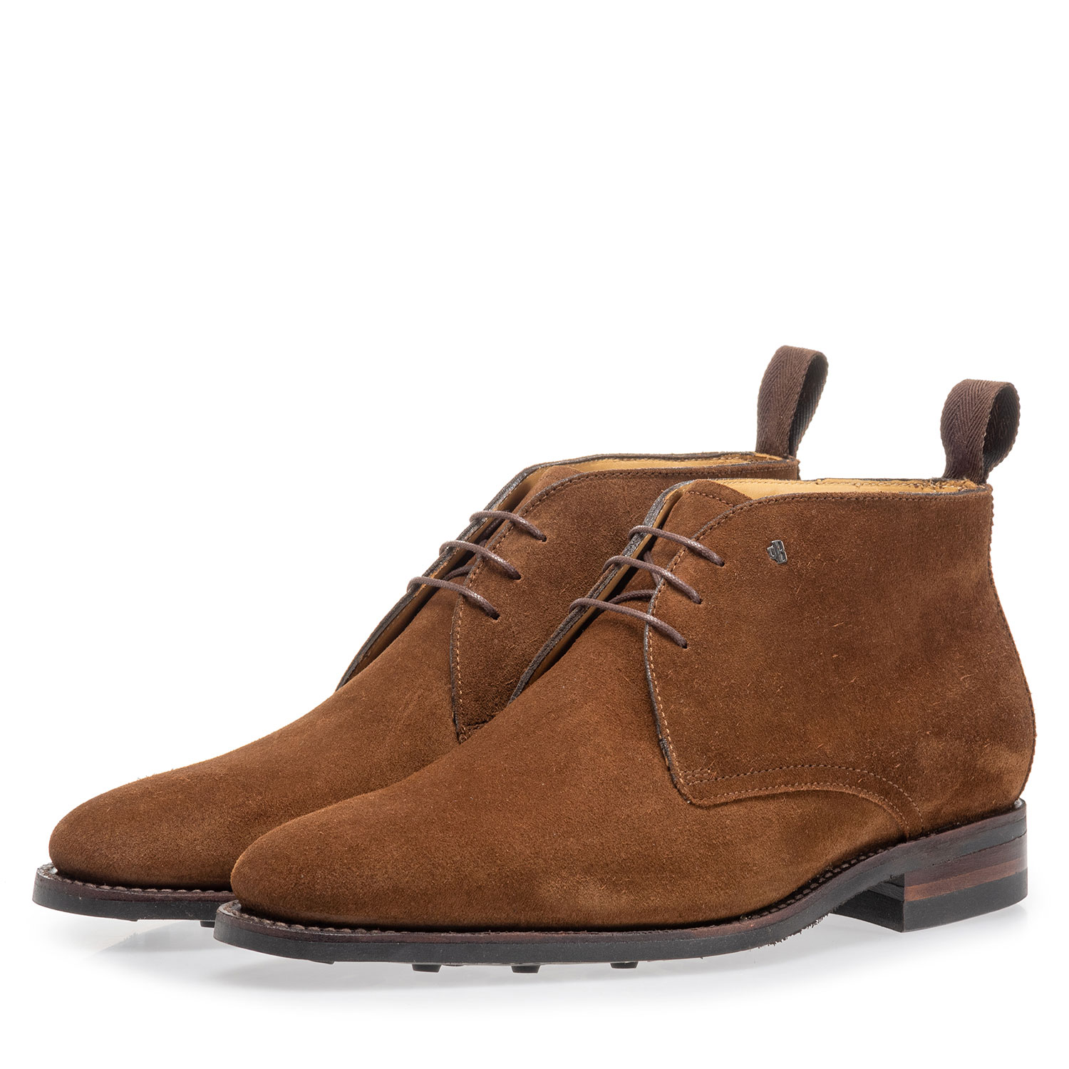 10752/06 - Suede leather lace boot mid-brown 10752/06 - Suede leather lace boot mid-brown