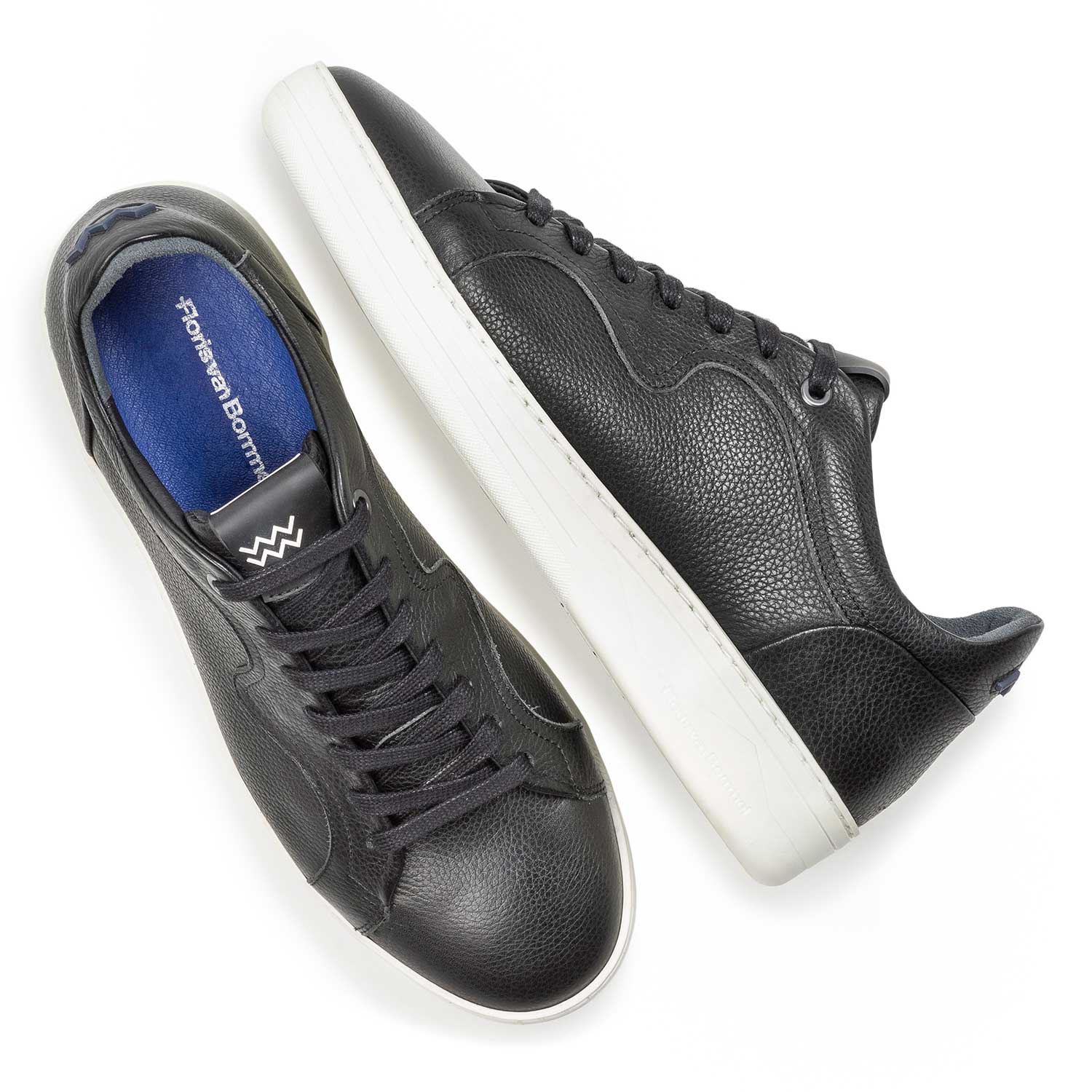 13225/04 - Schwarzer Premium Kalbsleder-Sneaker 13225/04 - Schwarzer Premium Kalbsleder-Sneaker