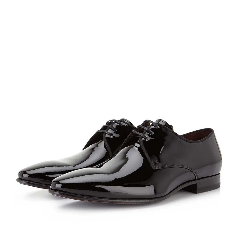 14338/00 - Schwarzer Lackleder Schnürschuh 14338/00 - Schwarzer Lackleder Schnürschuh
