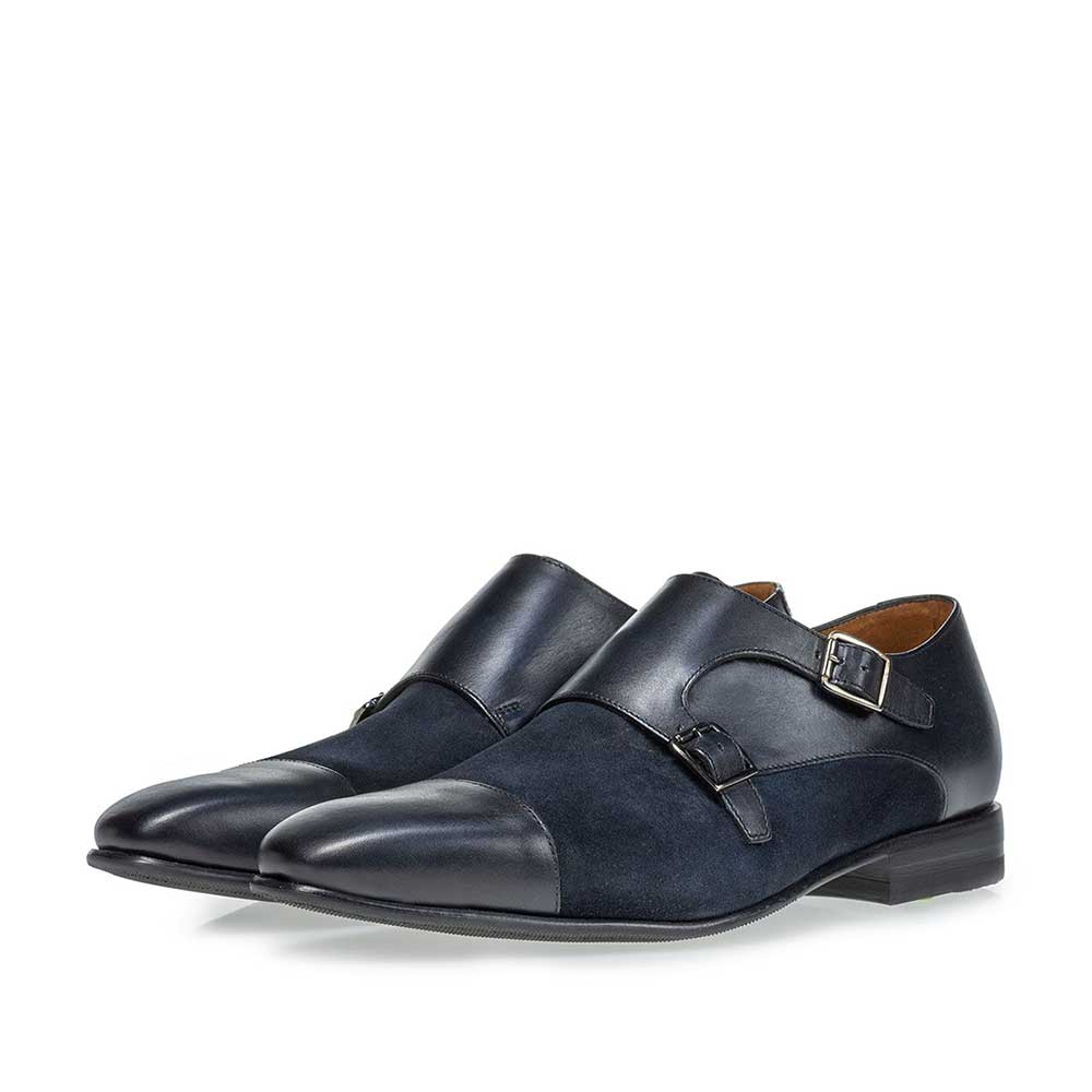 12296/02 - Double monk strap dark blue 12296/02 - Double monk strap dark blue