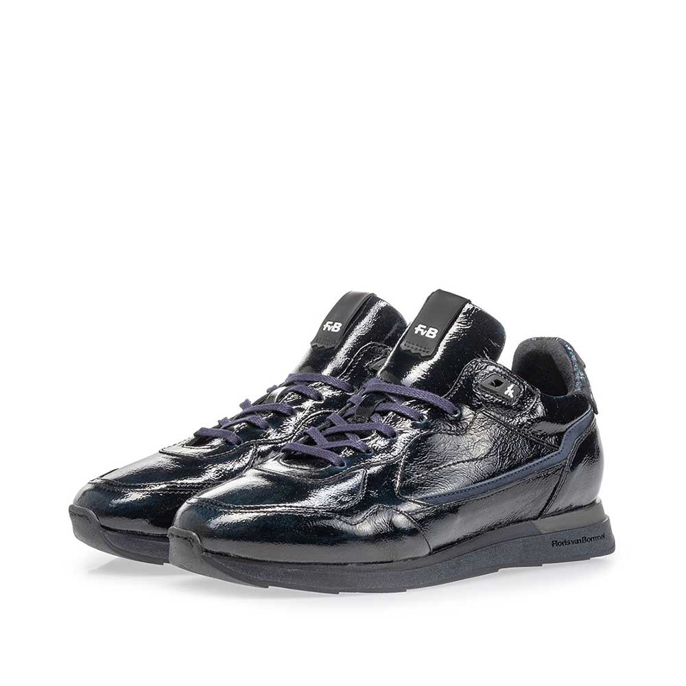 85312/03 - Sneaker blaues Lackleder 85312/03 - Sneaker blaues Lackleder