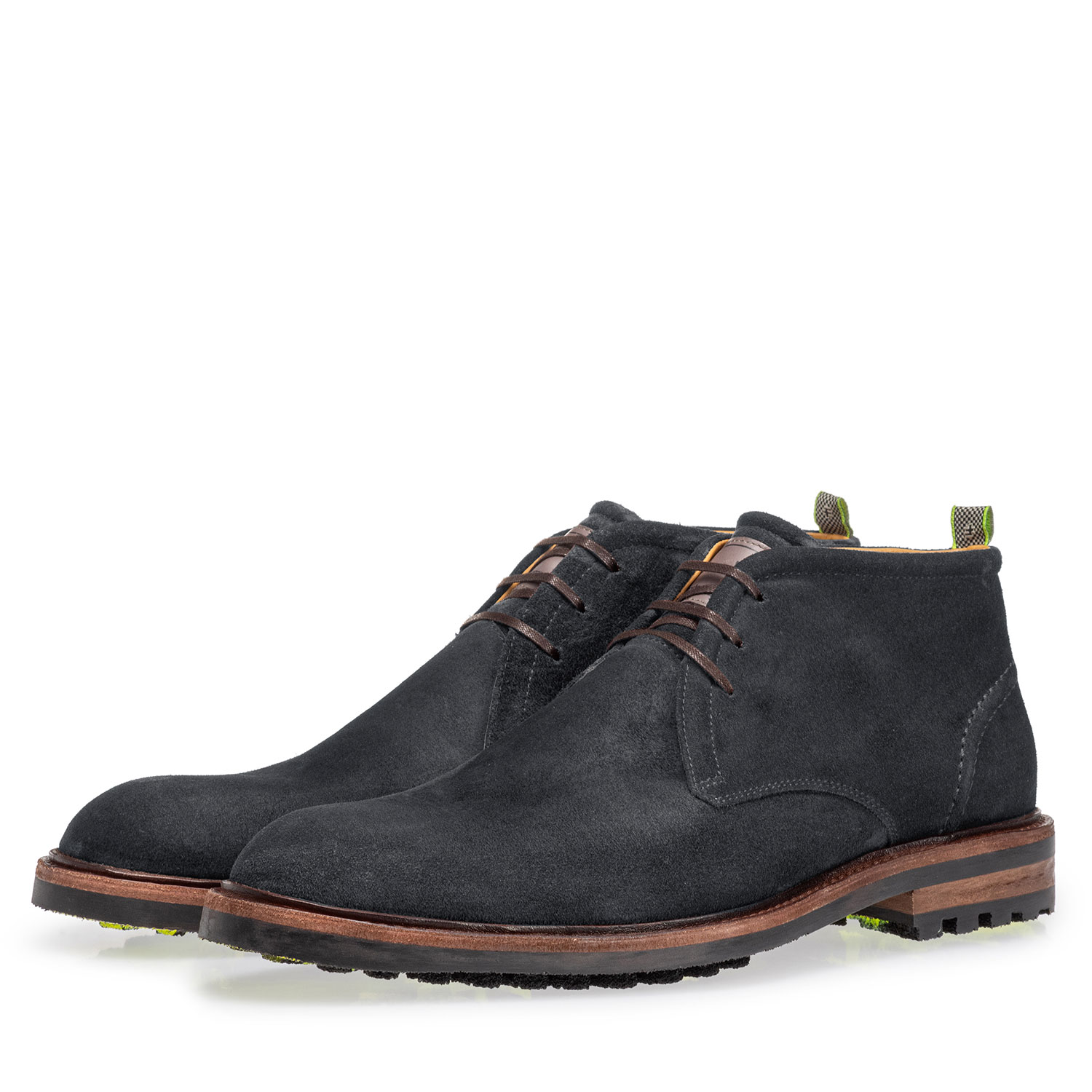 20090/07 - Lace boot suede leather black 20090/07 - Lace boot suede leather black