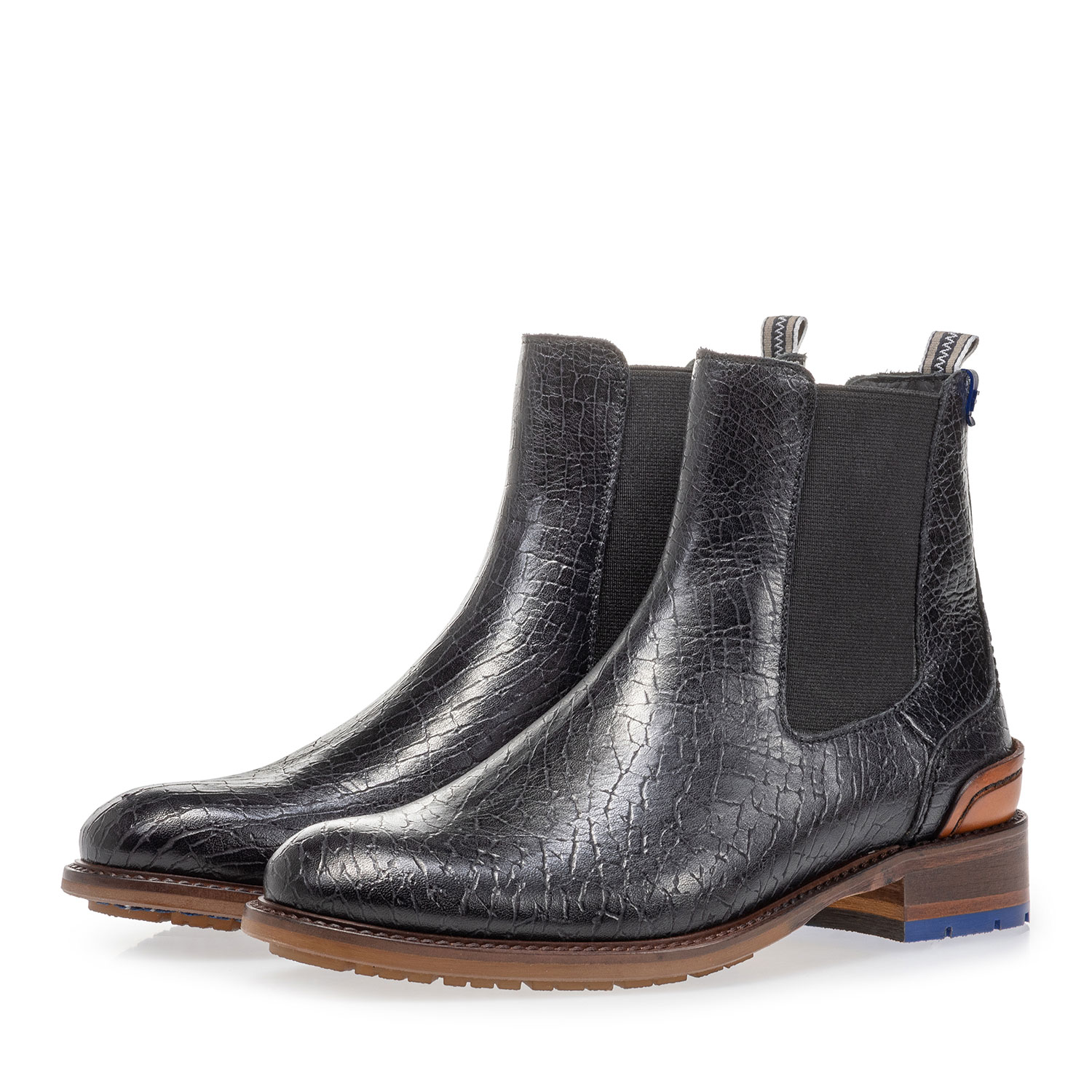 85643/01 - Chelsea Boot Craquelé Leder schwarz 85643/01 - Chelsea Boot Craquelé Leder schwarz