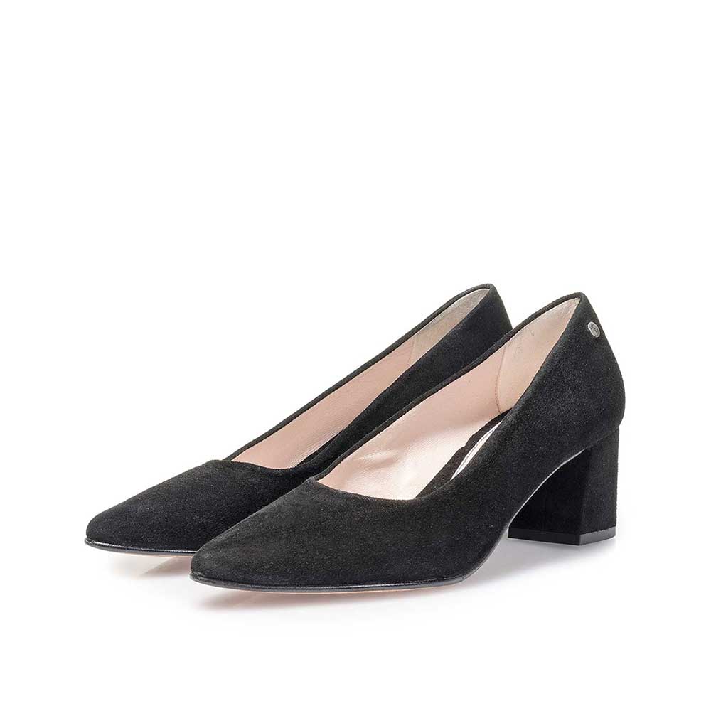 85518/08 - Schwarze Wildleder-Pumps 85518/08 - Schwarze Wildleder-Pumps