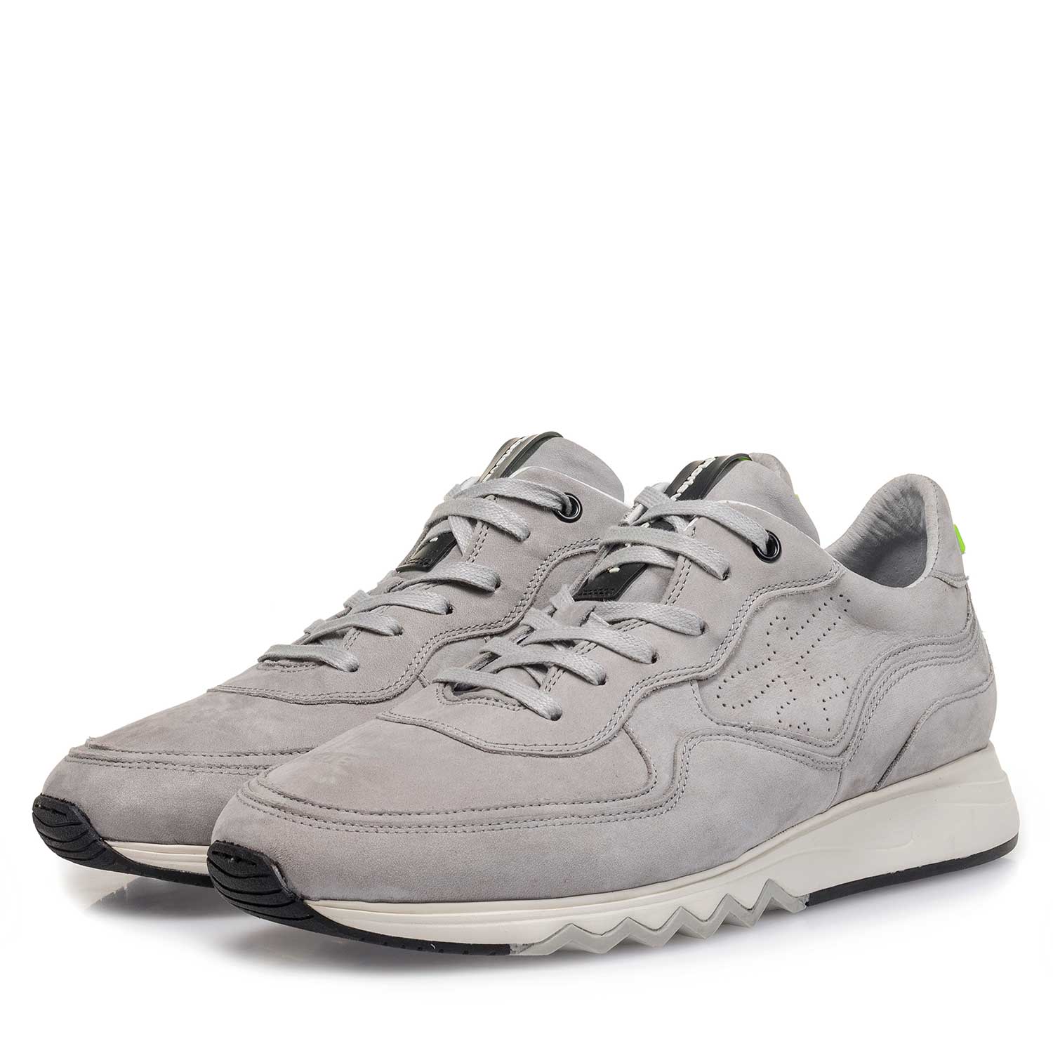 16093/03 - Light grey nubuck leather sneaker 16093/03 - Light grey nubuck leather sneaker